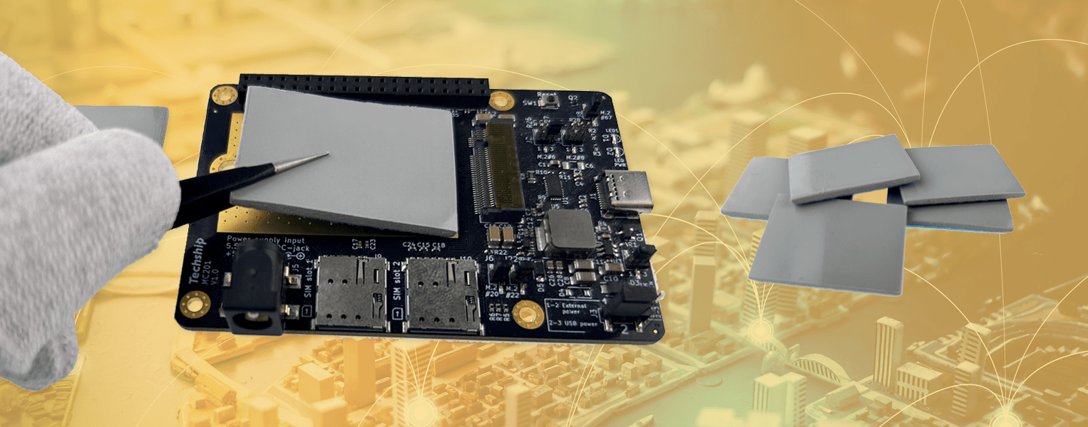 Techship IoT accessory: thermal pads