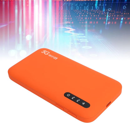 5G WiFi Mobile Hotspot for Travel, 5G Router with Sim Card Slot, Portable